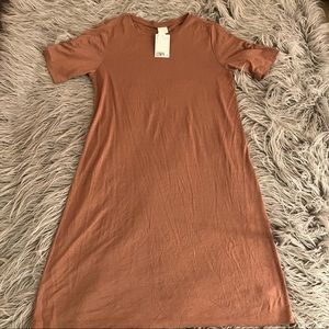 H&M: Dusty Rose Midi Shirt Dress